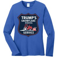 TrumpS Snowflake Removal Service Funny Gift Ladies Long Sleeve Shirt