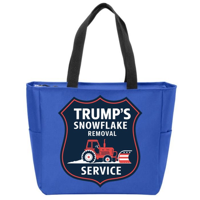 TrumpS Snowflake Removal Service Funny Gift Zip Tote Bag