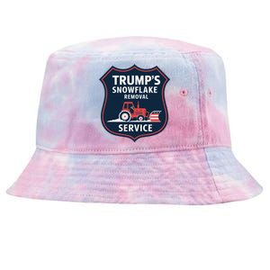 TrumpS Snowflake Removal Service Funny Gift Tie-Dyed Bucket Hat