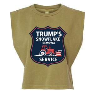 TrumpS Snowflake Removal Service Funny Gift Garment-Dyed Women's Muscle Tee