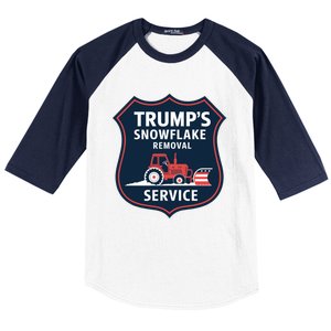 TrumpS Snowflake Removal Service Funny Gift Baseball Sleeve Shirt