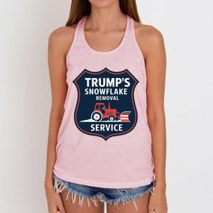 TrumpS Snowflake Removal Service Funny Gift Women's Knotted Racerback Tank