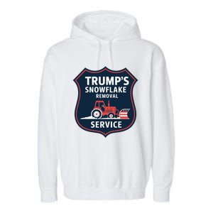 TrumpS Snowflake Removal Service Funny Gift Garment-Dyed Fleece Hoodie