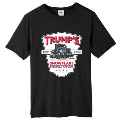 TrumpS Snowflake Removal Service Funny Trump 2024 Great Gift Tall Fusion ChromaSoft Performance T-Shirt