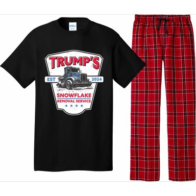 TrumpS Snowflake Removal Service Funny Trump 2024 Great Gift Pajama Set