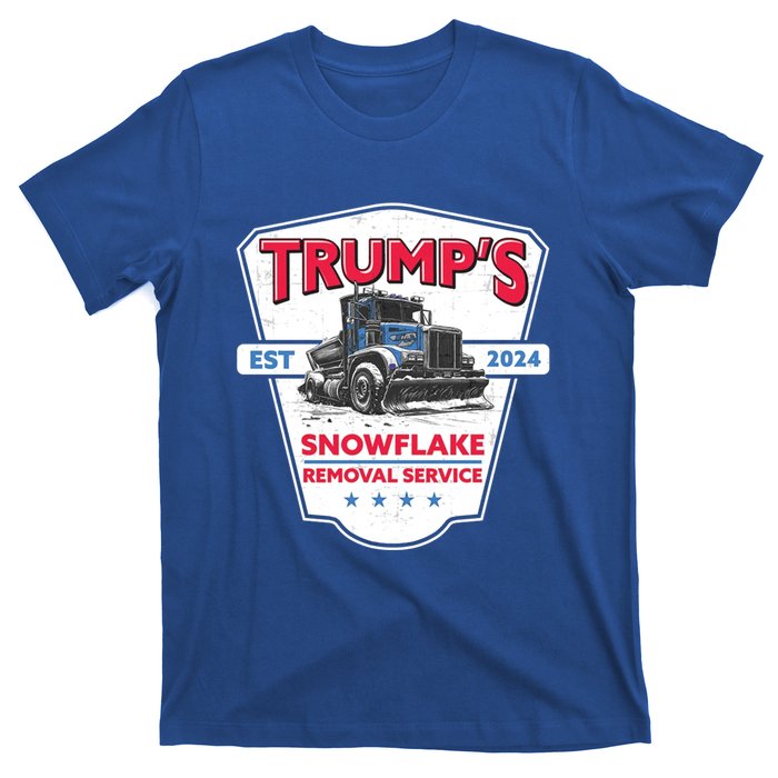 TrumpS Snowflake Removal Service Funny Trump 2024 Great Gift T-Shirt