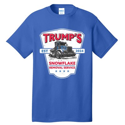 TrumpS Snowflake Removal Service Funny Trump 2024 Great Gift Tall T-Shirt