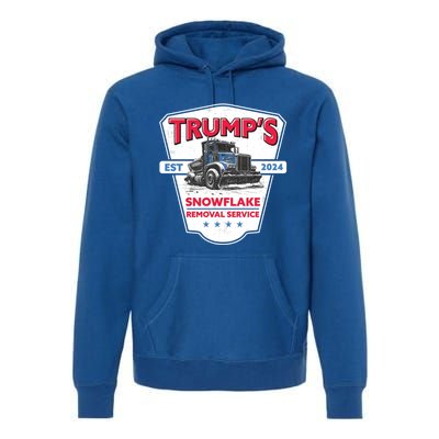 TrumpS Snowflake Removal Service Funny Trump 2024 Great Gift Premium Hoodie