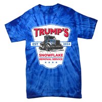 TrumpS Snowflake Removal Service Funny Trump 2024 Great Gift Tie-Dye T-Shirt