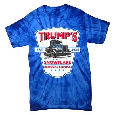 TrumpS Snowflake Removal Service Funny Trump 2024 Great Gift Tie-Dye T-Shirt