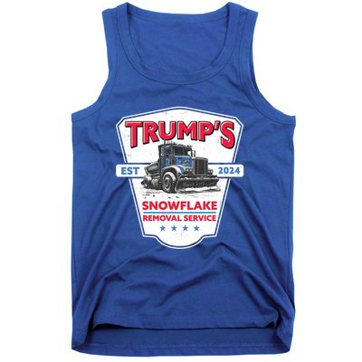 TrumpS Snowflake Removal Service Funny Trump 2024 Great Gift Tank Top