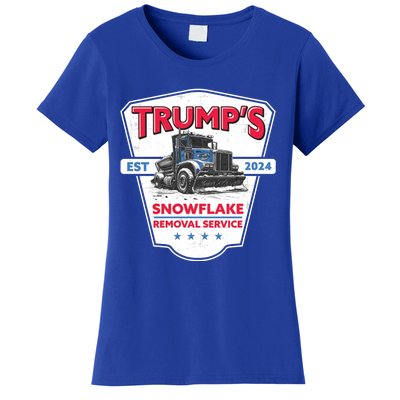 TrumpS Snowflake Removal Service Funny Trump 2024 Great Gift Women's T-Shirt