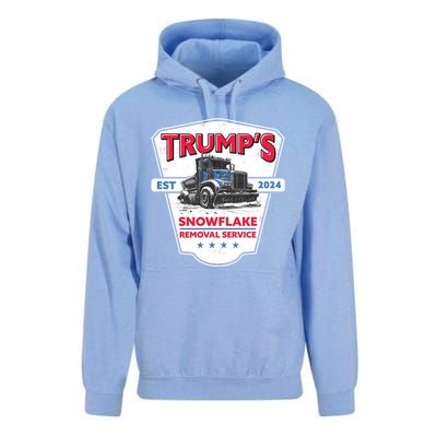 TrumpS Snowflake Removal Service Funny Trump 2024 Great Gift Unisex Surf Hoodie