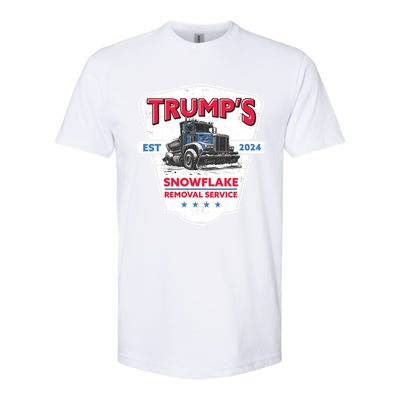 TrumpS Snowflake Removal Service Funny Trump 2024 Great Gift Softstyle CVC T-Shirt