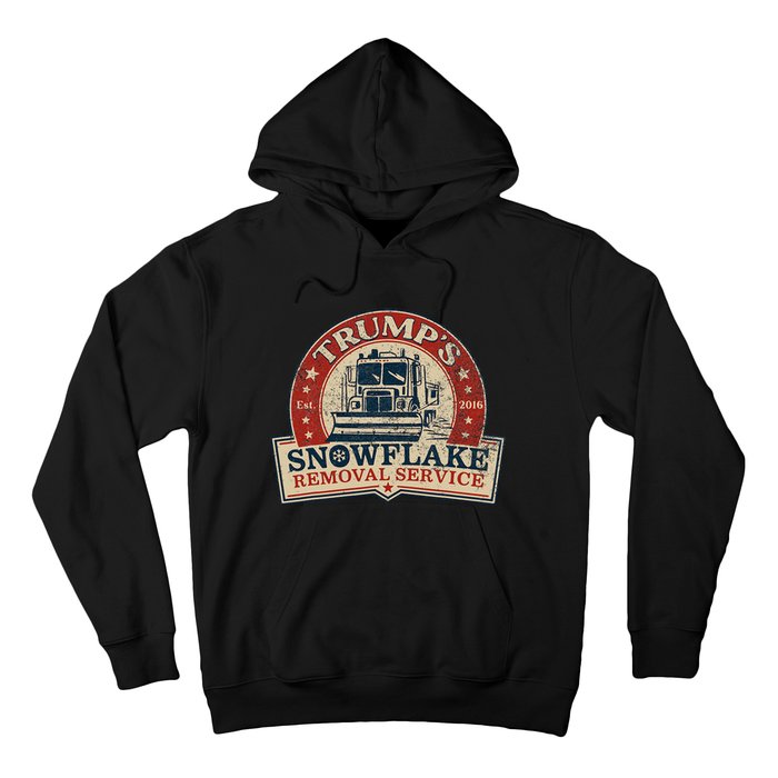 TrumpS Snowflake Removal Service Funny Trump 2024 Hoodie