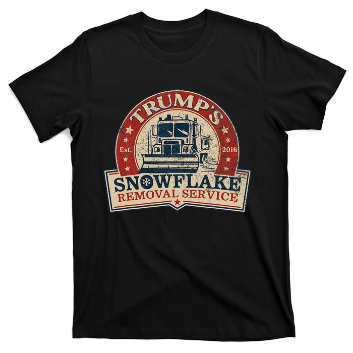 TrumpS Snowflake Removal Service Funny Trump 2024 T-Shirt