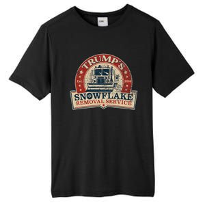 TrumpS Snowflake Removal Service Funny Trump 2024 Tall Fusion ChromaSoft Performance T-Shirt