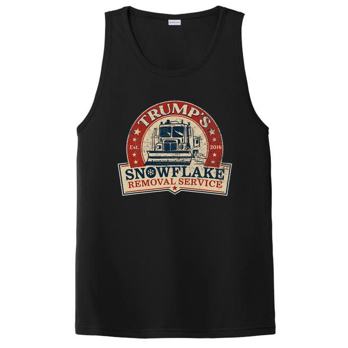 TrumpS Snowflake Removal Service Funny Trump 2024 PosiCharge Competitor Tank