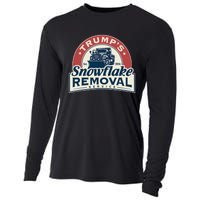 TrumpS Snowflake Removal Service Funny Trump 2024 Cooling Performance Long Sleeve Crew