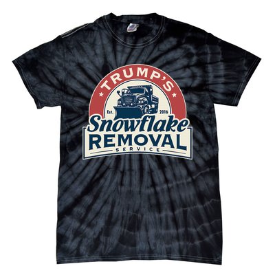 TrumpS Snowflake Removal Service Funny Trump 2024 Tie-Dye T-Shirt