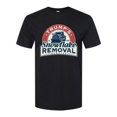 TrumpS Snowflake Removal Service Funny Trump 2024 Softstyle CVC T-Shirt