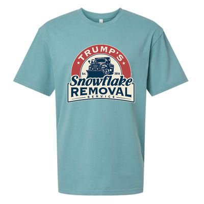 TrumpS Snowflake Removal Service Funny Trump 2024 Sueded Cloud Jersey T-Shirt