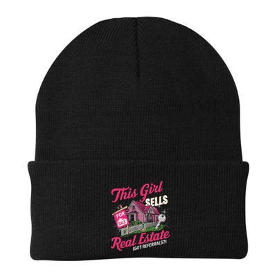 This Sells Real Estate Got Referrals Realtor Knit Cap Winter Beanie