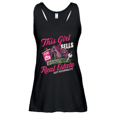 This Sells Real Estate Got Referrals Realtor Ladies Essential Flowy Tank