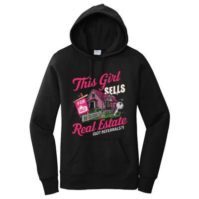 This Sells Real Estate Got Referrals Realtor Women's Pullover Hoodie