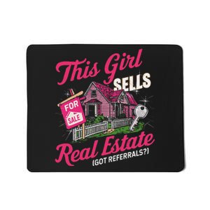 This Sells Real Estate Got Referrals Realtor Mousepad