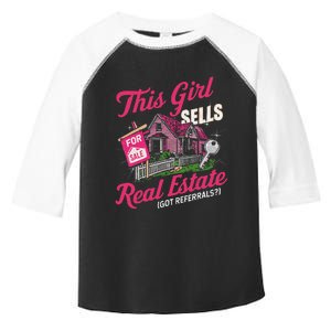 This Sells Real Estate Got Referrals Realtor Toddler Fine Jersey T-Shirt