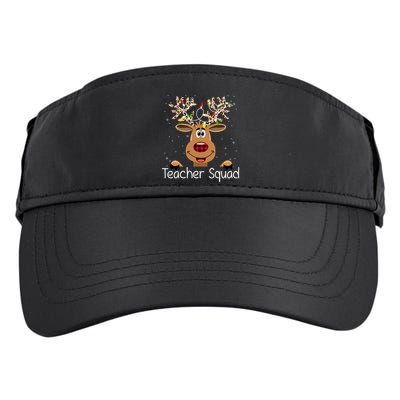 Teacher Squad Reindeer Christmas Holiday Adult Drive Performance Visor