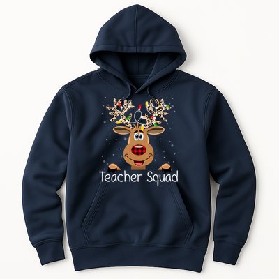 Teacher Squad Reindeer Christmas Holiday Hoodie