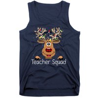 Teacher Squad Reindeer Christmas Holiday Tank Top