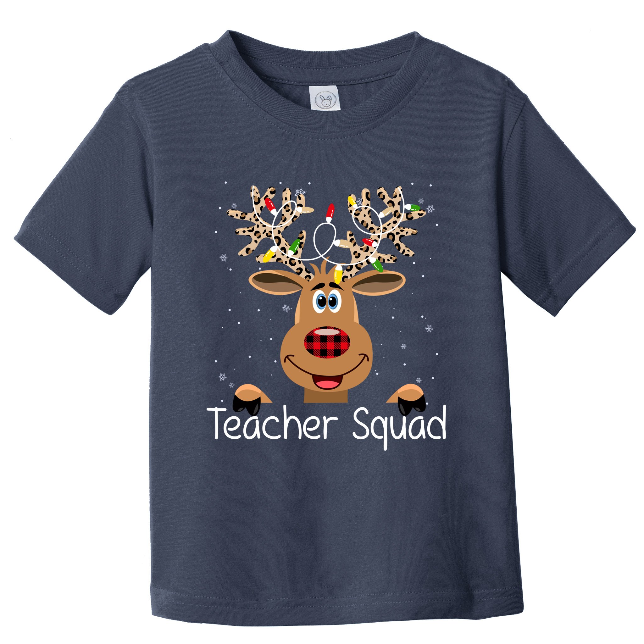 Teacher Squad Reindeer Christmas Holiday Toddler T-Shirt