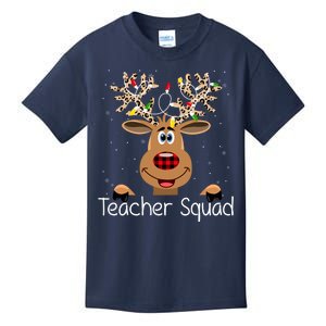 Teacher Squad Reindeer Christmas Holiday Kids T-Shirt