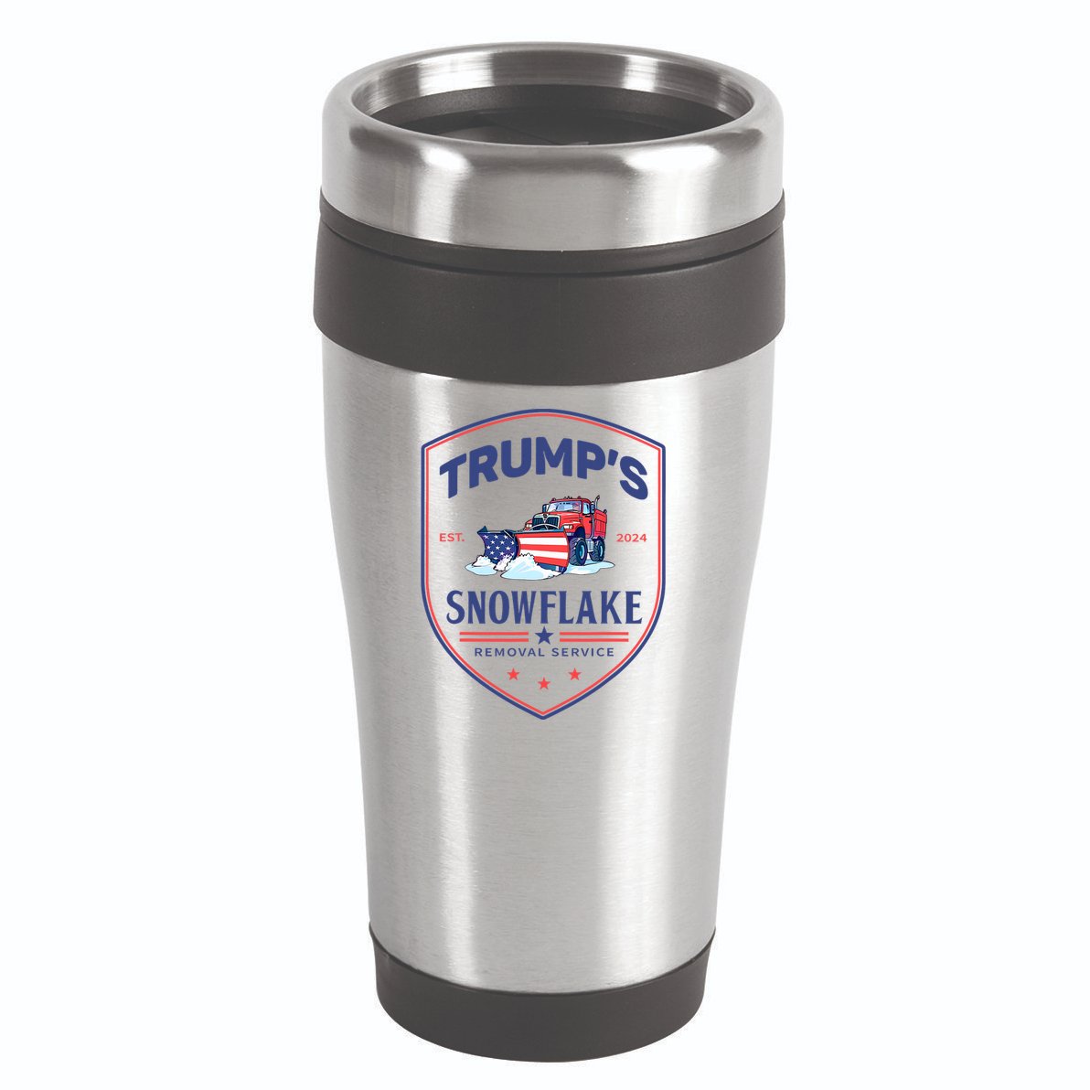 TrumpS Snowflake Removal Service Funny Donald Trump 2024 16oz Travel Tumbler