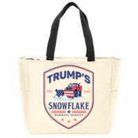 TrumpS Snowflake Removal Service Funny Donald Trump 2024 Zip Tote Bag