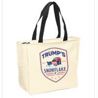 TrumpS Snowflake Removal Service Funny Donald Trump 2024 Zip Tote Bag