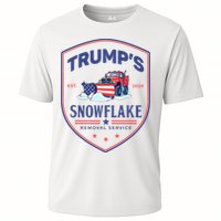 TrumpS Snowflake Removal Service Funny Donald Trump 2024 Cooling Performance Crew T-Shirt
