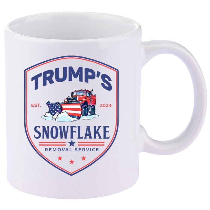 TrumpS Snowflake Removal Service Funny Donald Trump 2024 11oz C Handle Ceramic Mug
