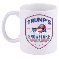 TrumpS Snowflake Removal Service Funny Donald Trump 2024 11oz C Handle Ceramic Mug