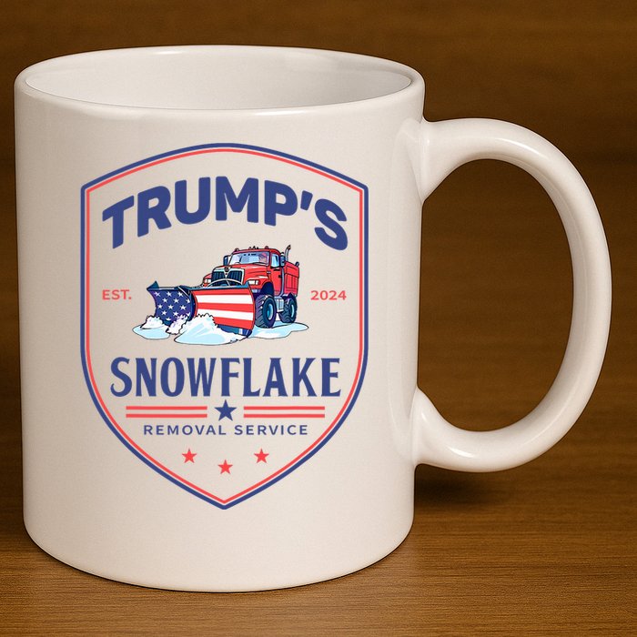 TrumpS Snowflake Removal Service Funny Donald Trump 2024 11oz C Handle Ceramic Mug