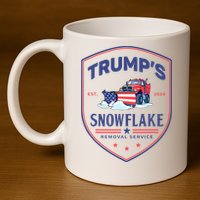 TrumpS Snowflake Removal Service Funny Donald Trump 2024 11oz C Handle Ceramic Mug