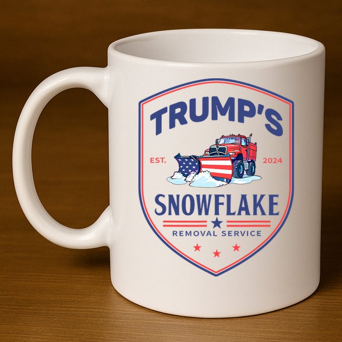TrumpS Snowflake Removal Service Funny Donald Trump 2024 11oz C Handle Ceramic Mug