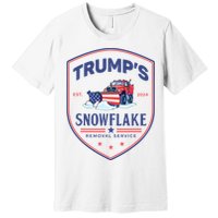 TrumpS Snowflake Removal Service Funny Donald Trump 2024 Premium T-Shirt