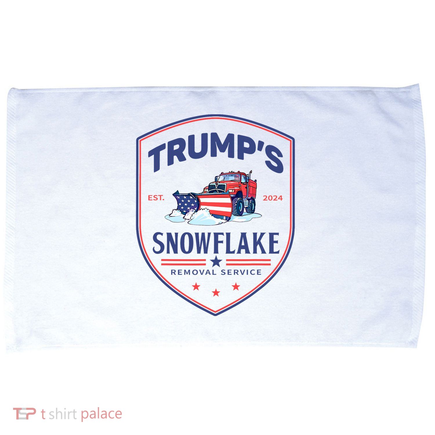 TrumpS Snowflake Removal Service Funny Donald Trump 2024 Microfiber Hand Towel