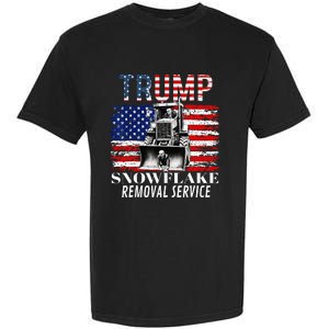 Trump Snowflake Removal Service Funny Donald Trump 2024 Garment-Dyed Heavyweight T-Shirt