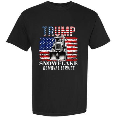 Trump Snowflake Removal Service Funny Donald Trump 2024 Garment-Dyed Heavyweight T-Shirt