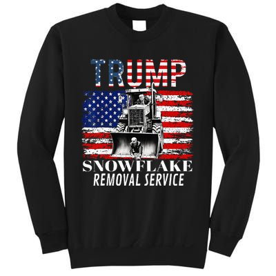 Trump Snowflake Removal Service Funny Donald Trump 2024 Sweatshirt